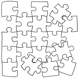 Omalovánky: Barevné puzzle