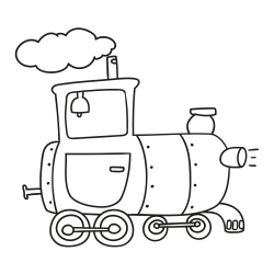 Cahier à&nbsp;colorier: Locomotive