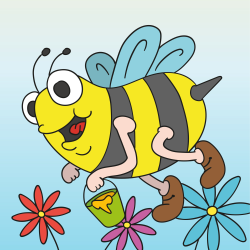 Cahier A Colorier Abeille Avec Un Seau A Imprimer Gratuit Colorixo Com